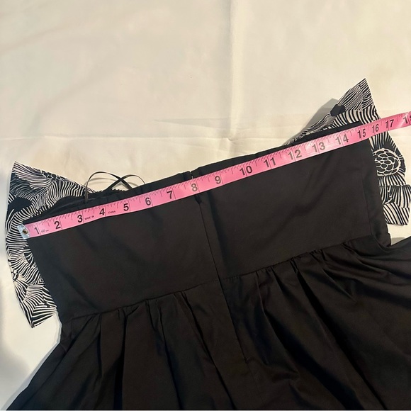 Express Tube Top Floral Strapless Bow Peplum Sz Small - Picture 8 of 8